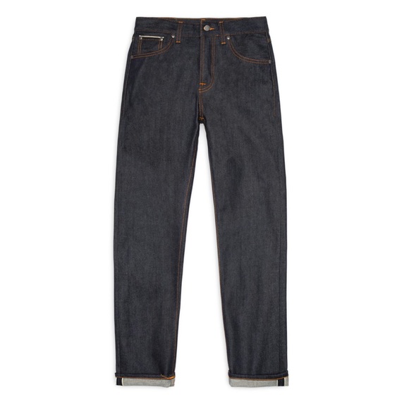 Nudie Jeans Other - NUDIE JEANS Selvedge Denim tapered leg Rigid Steady Eddie II Denim Size 32